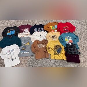 Boy’s 4T Long Sleeve Shirts 16 Total